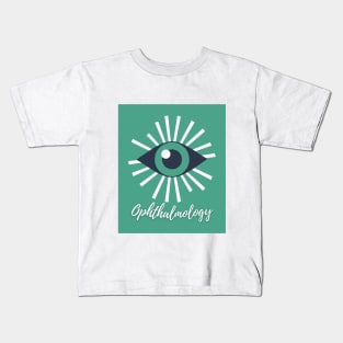 Ophthalmology in green Brafdesign Kids T-Shirt